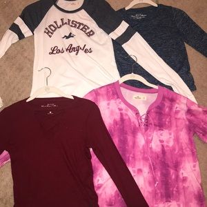 ✰ hollister shirt bundle ✰